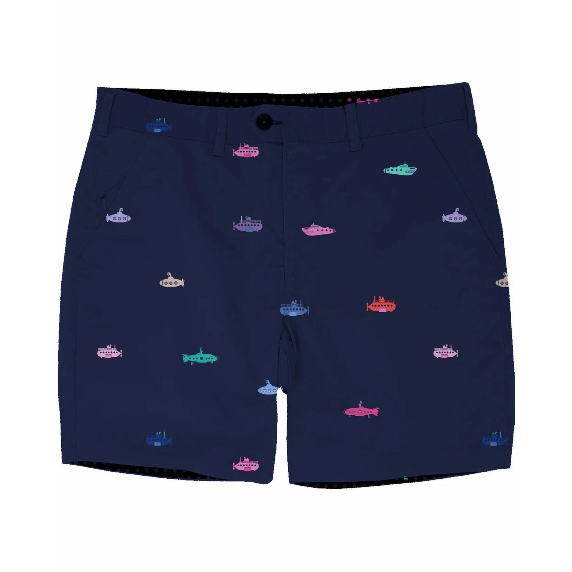 New Lords Of Harlech Men's Edward Short In Navy Sub